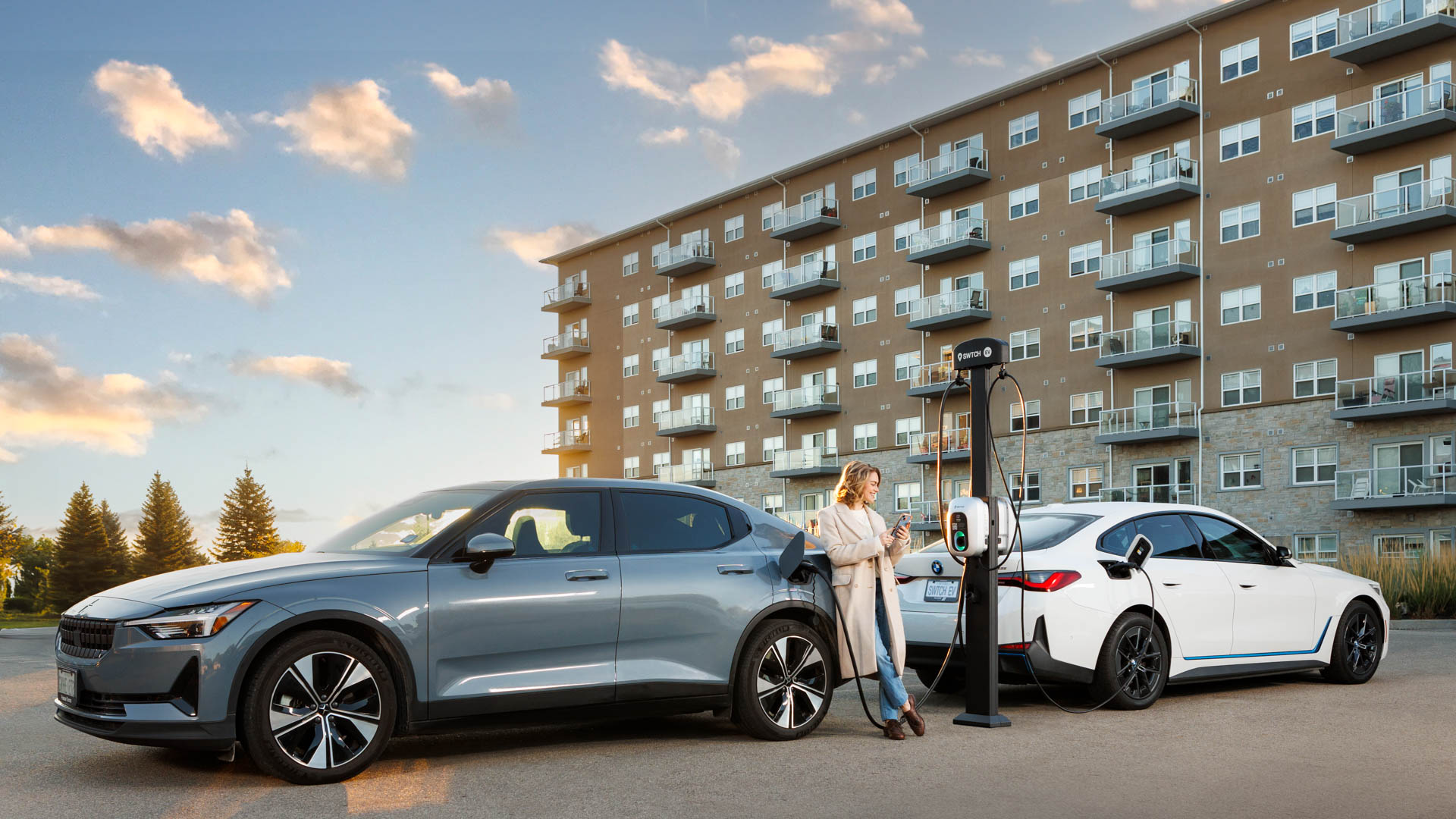 Recharge de VE pour les habitations collectives